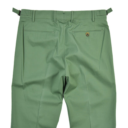 BERWICH “RETRO LONG” ストレッチコットン ワンタックパンツ