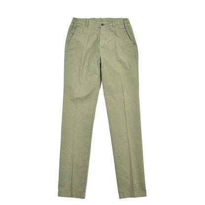 BERWICH “MORELLO ELAX-GD” ストレッチコットン ノータックチノパンツ