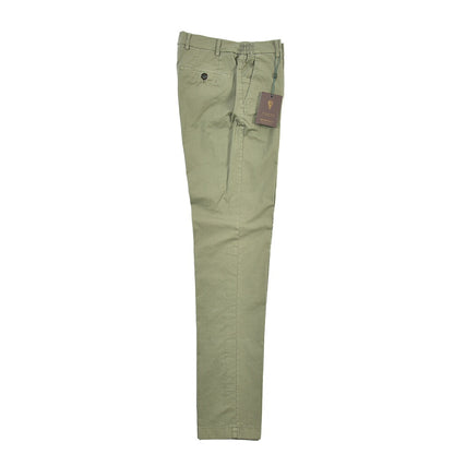 BERWICH “MORELLO ELAX-GD” ストレッチコットン ノータックチノパンツ