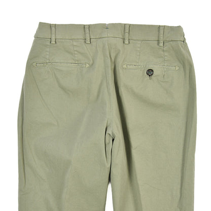 BERWICH “MORELLO ELAX-GD” ストレッチコットン ノータックチノパンツ