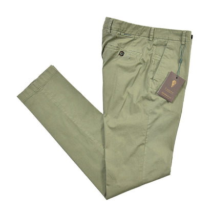 BERWICH “MORELLO-GD” ストレッチコットン ノータックチノパンツ