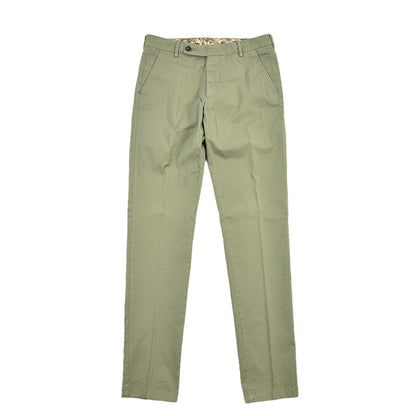 BERWICH “MORELLO-GD” ストレッチコットン ノータックチノパンツ