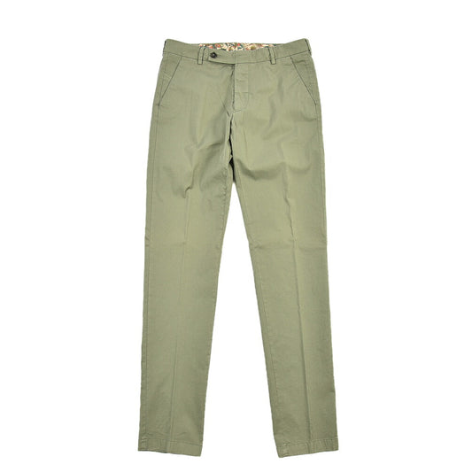 BERWICH “MORELLO-GD” ストレッチコットン ノータックチノパンツ