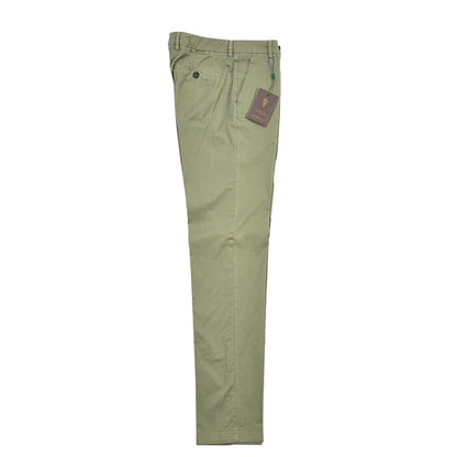 BERWICH “MORELLO-GD” ストレッチコットン ノータックチノパンツ
