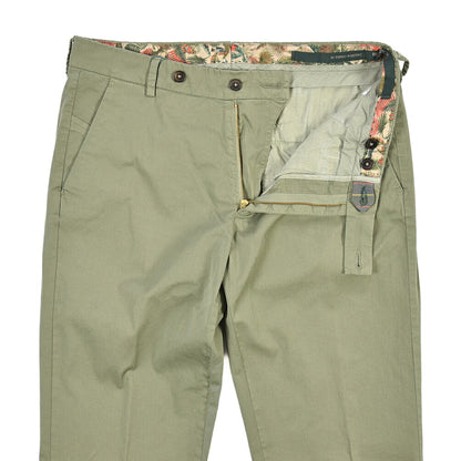 BERWICH “MORELLO-GD” ストレッチコットン ノータックチノパンツ