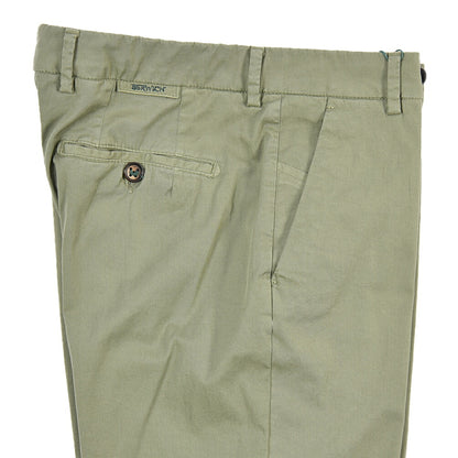 BERWICH “MORELLO-GD” ストレッチコットン ノータックチノパンツ