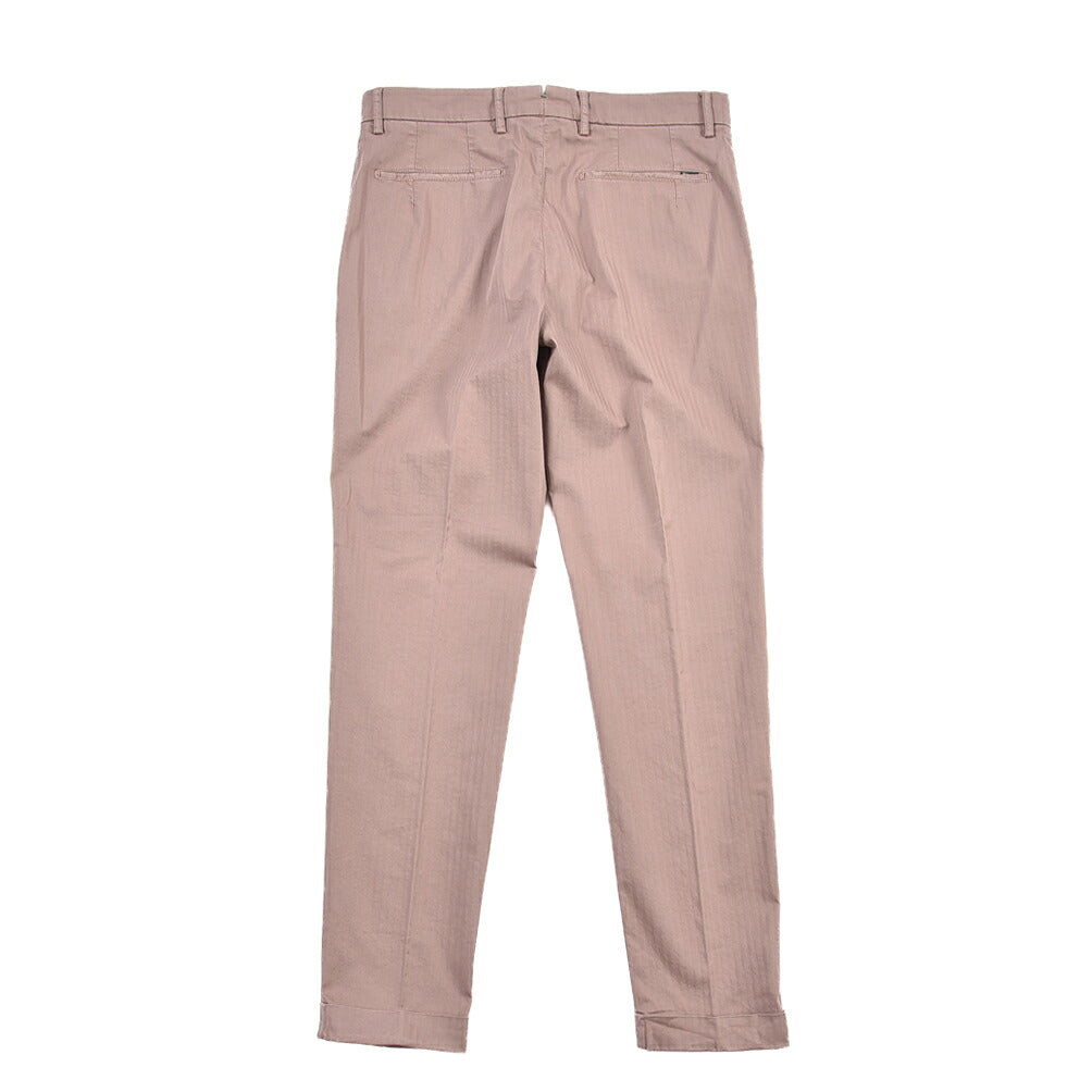 BERWICH “YRETRO-GD” ストレッチコットン ノータックチノパンツ