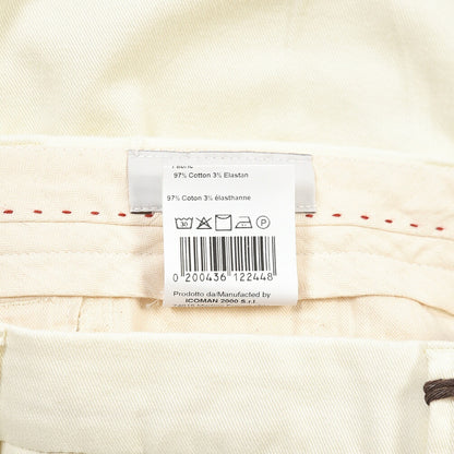 BERWICH “CHIAIAFF-GD” ストレッチコットン ノータックチノパンツ
