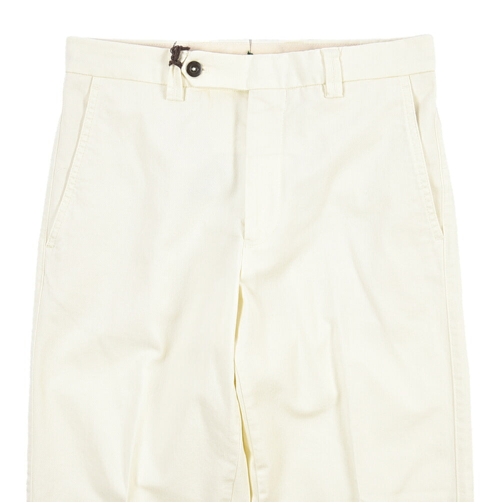 BERWICH “CHIAIAFF-GD” ストレッチコットン ノータックチノパンツ