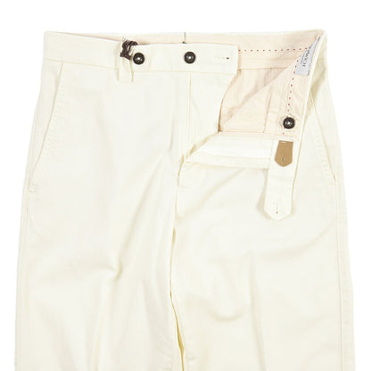 BERWICH “CHIAIAFF-GD” ストレッチコットン ノータックチノパンツ