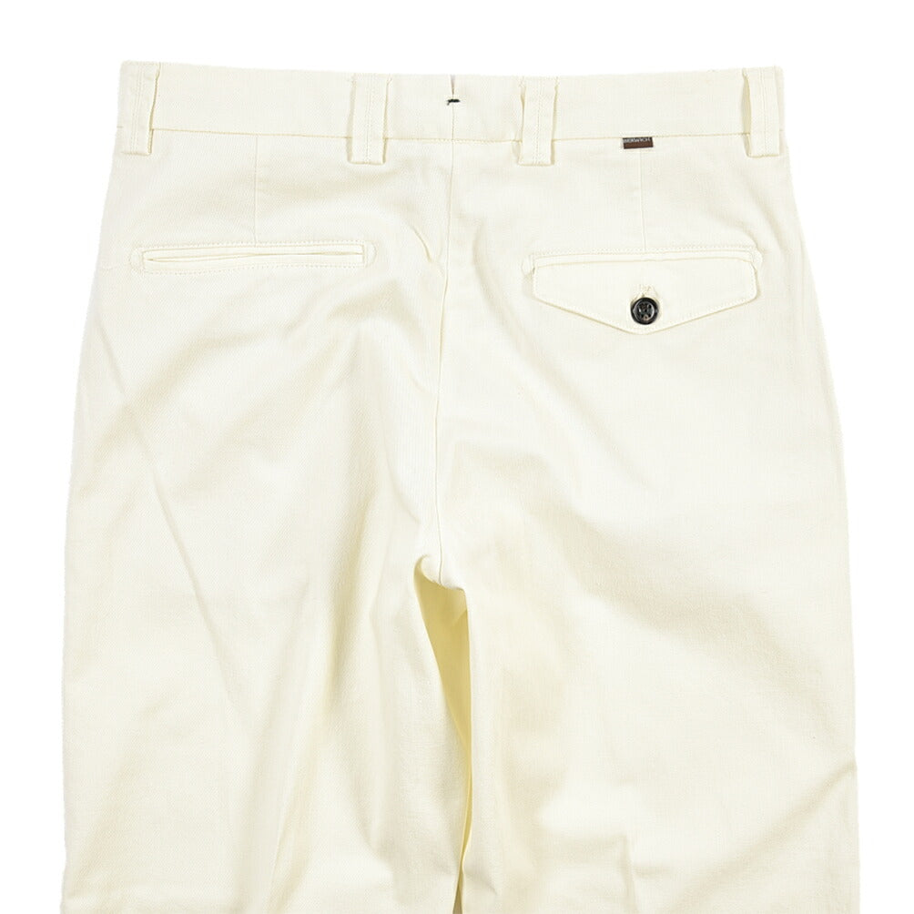 BERWICH “CHIAIAFF-GD” ストレッチコットン ノータックチノパンツ