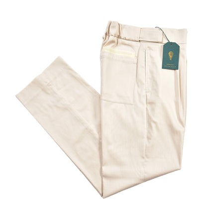 BERWICH “CHIAIA JOGGER” ストレッチコットン ワンタックワイドパンツ