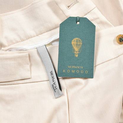 BERWICH “CHIAIA JOGGER” ストレッチコットン ワンタックワイドパンツ