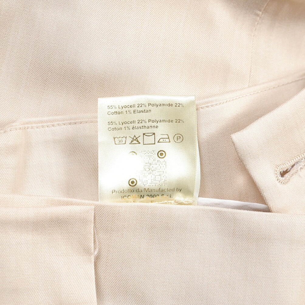 BERWICH “CHIAIA JOGGER” ストレッチコットン ワンタックワイドパンツ