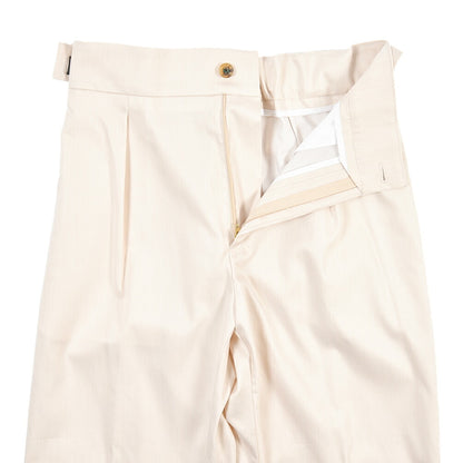 BERWICH “CHIAIA JOGGER” ストレッチコットン ワンタックワイドパンツ