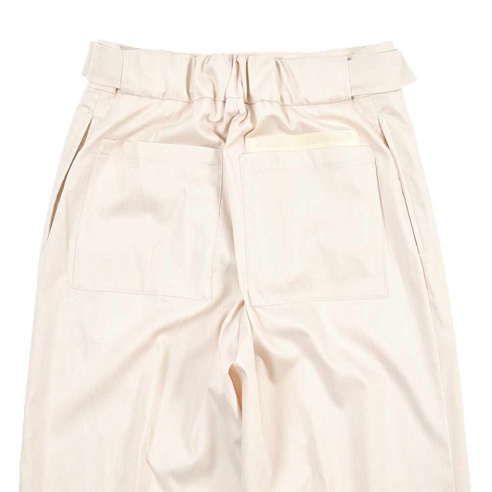 BERWICH “CHIAIA JOGGER” ストレッチコットン ワンタックワイドパンツ
