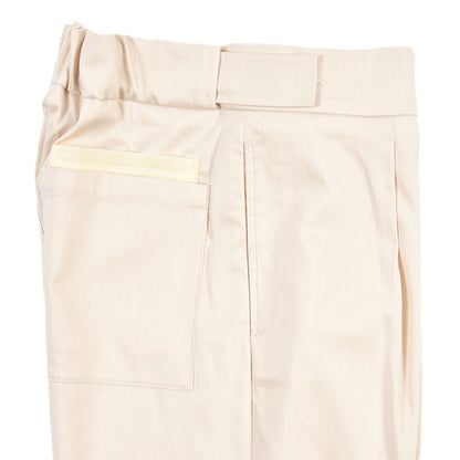 BERWICH “CHIAIA JOGGER” ストレッチコットン ワンタックワイドパンツ