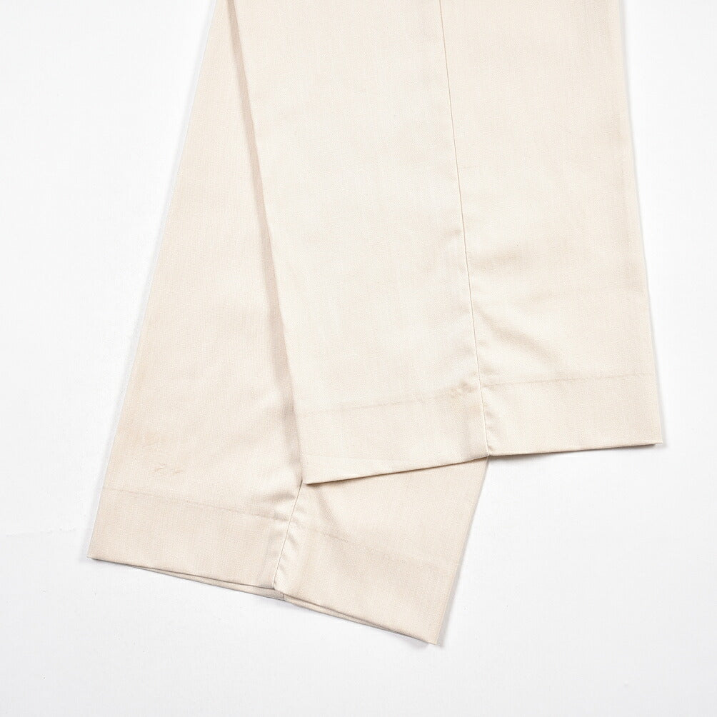 BERWICH “CHIAIA JOGGER” ストレッチコットン ワンタックワイドパンツ