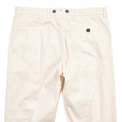 BERWICH “BARBER LONG-GD” ストレッチコットン ツータックチノパンツ