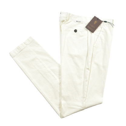 BERWICH “MORELLO-GD” ストレッチコットン ノータックチノパンツ
