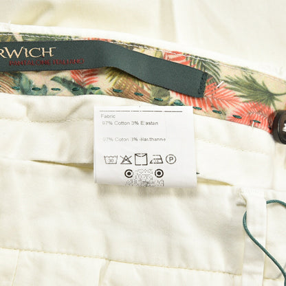 BERWICH “MORELLO-GD” ストレッチコットン ノータックチノパンツ