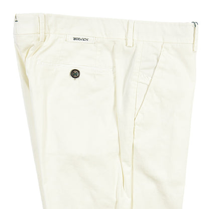 BERWICH “MORELLO-GD” ストレッチコットン ノータックチノパンツ