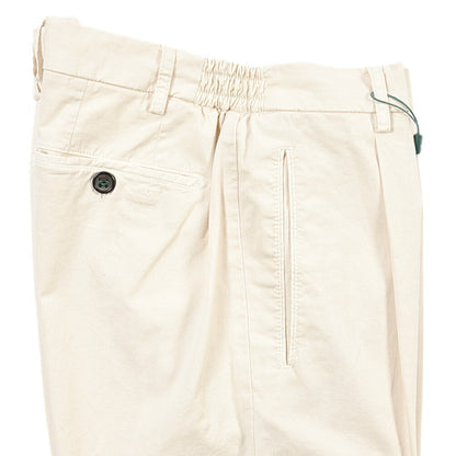 BERWICH “RETRO ELAX-GD” ストレッチコットン ワンタックチノパンツ