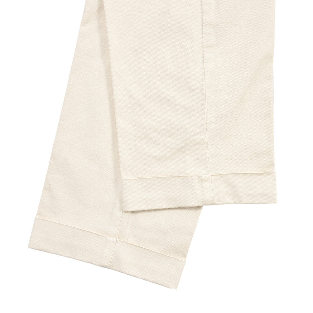 BERWICH “RETRO ELAX-GD” ストレッチコットン ワンタックチノパンツ