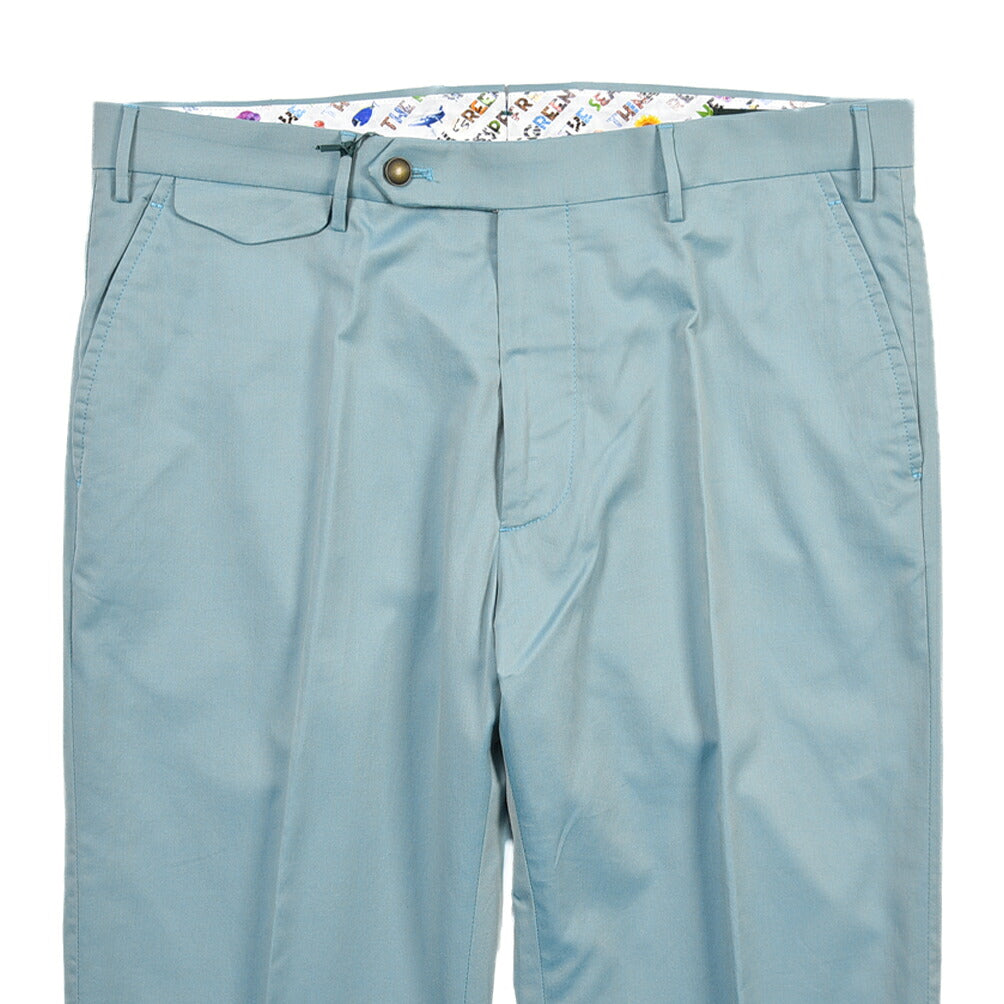 SUMMER SALE｜BERWICH “VULCANO Z” コットン100% ノータックパンツ (ソラーロ)