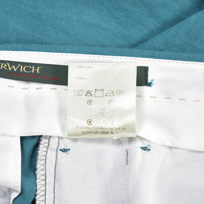 SUMMER SALE｜BERWICH “BARBER” リネン100% ツータックスラックス