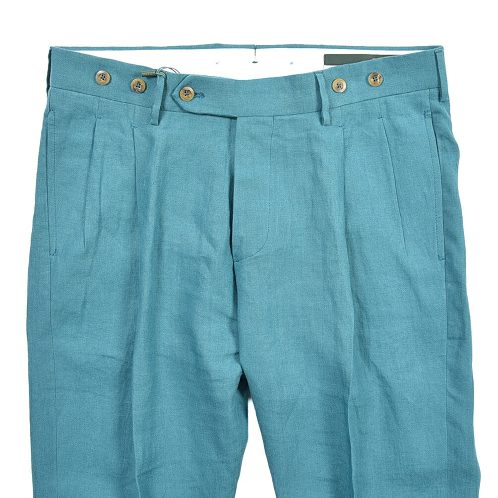 SUMMER SALE｜BERWICH “BARBER” リネン100% ツータックスラックス