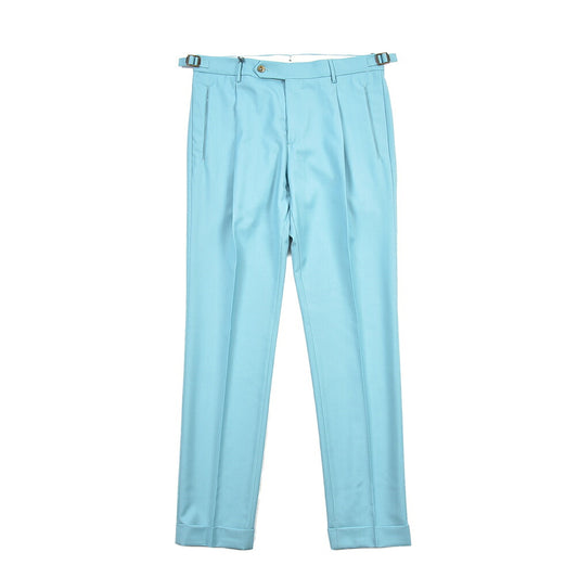 SUMMER SALE｜BERWICH “RETRO LONG” ウール100% ワンタックスラックス / CANONICO製生地