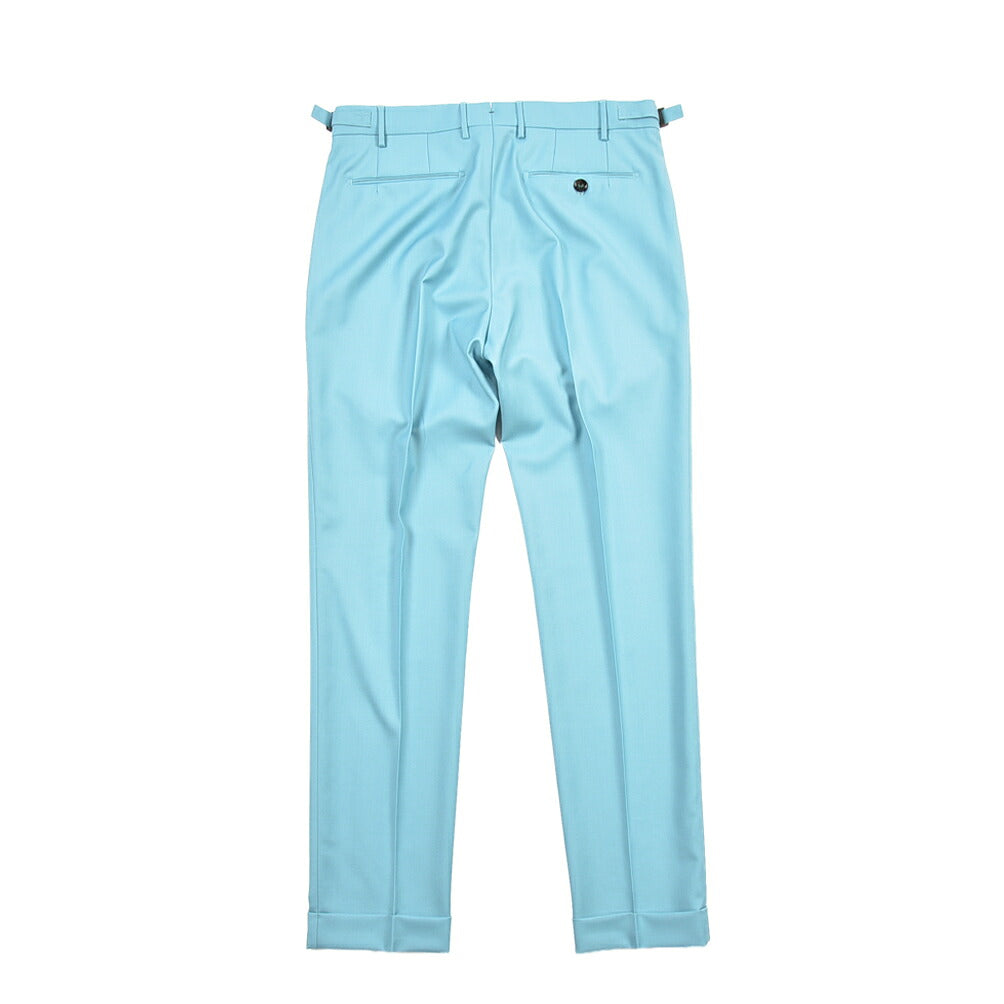 SUMMER SALE｜BERWICH “RETRO LONG” ウール100% ワンタックスラックス / CANONICO製生地