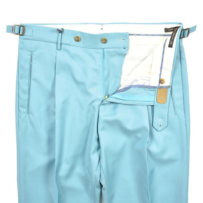 SUMMER SALE｜BERWICH “RETRO LONG” ウール100% ワンタックスラックス / CANONICO製生地
