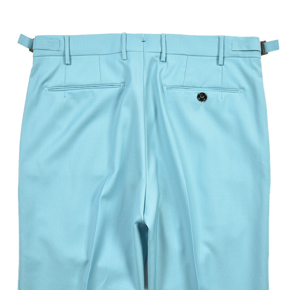 SUMMER SALE｜BERWICH “RETRO LONG” ウール100% ワンタックスラックス / CANONICO製生地