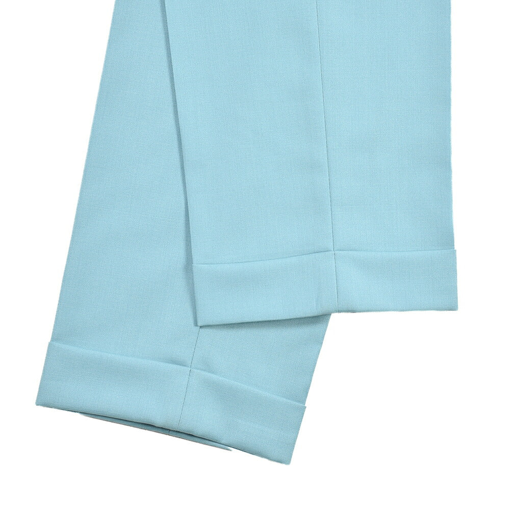 SUMMER SALE｜BERWICH “RETRO LONG” ウール100% ワンタックスラックス / CANONICO製生地