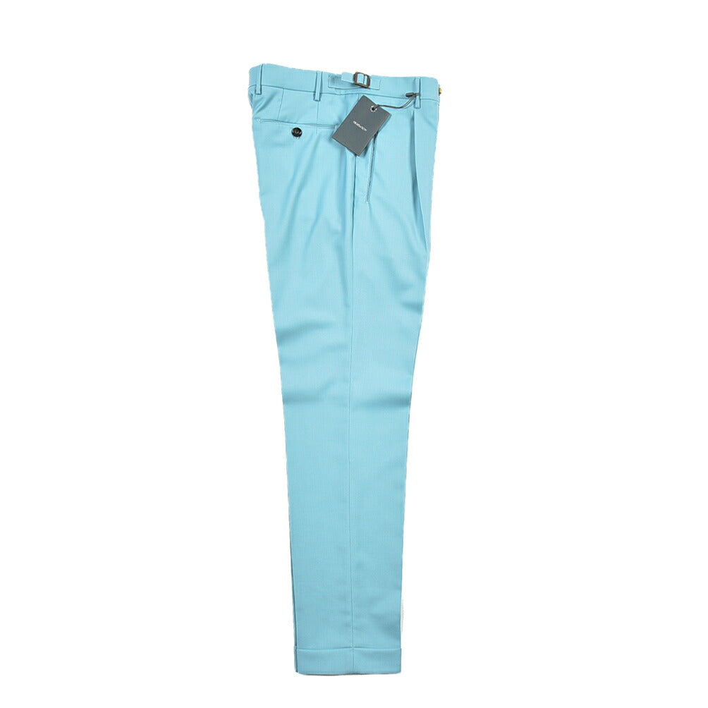 SUMMER SALE｜BERWICH “RETRO LONG” ウール100% ワンタックスラックス / CANONICO製生地