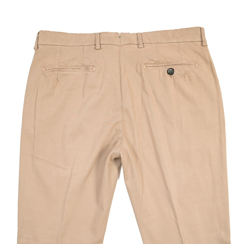 BERWICH “RETROLONG-GD” リヨセル混 ワンタックストレッチパンツ