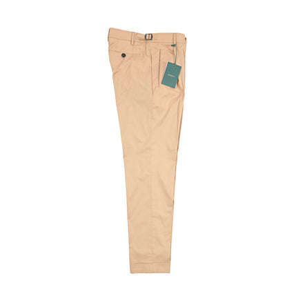 BERWICH “RETRO 1P” ストレッチナイロン ワンタックパンツ