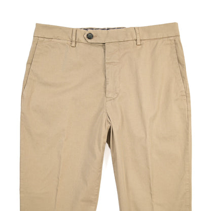 BERWICH “YRETRO-GD” ストレッチコットン ノータックチノパンツ