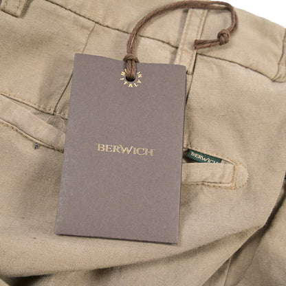 BERWICH “MORELLO ELAX-GD” リヨセル混リネン ノータックスラックス
