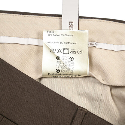 BERWICH “VK RETRO ADJ” ストレッチコットン ワンタックチノパンツ