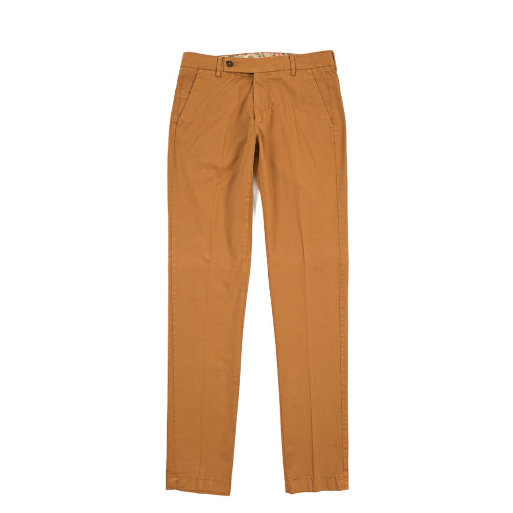 BERWICH “MORELLO-GD” ストレッチコットン ノータックチノパンツ