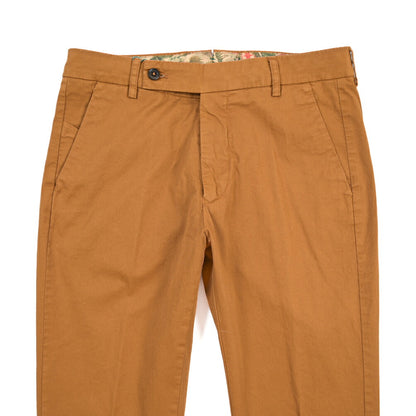 BERWICH “MORELLO-GD” ストレッチコットン ノータックチノパンツ