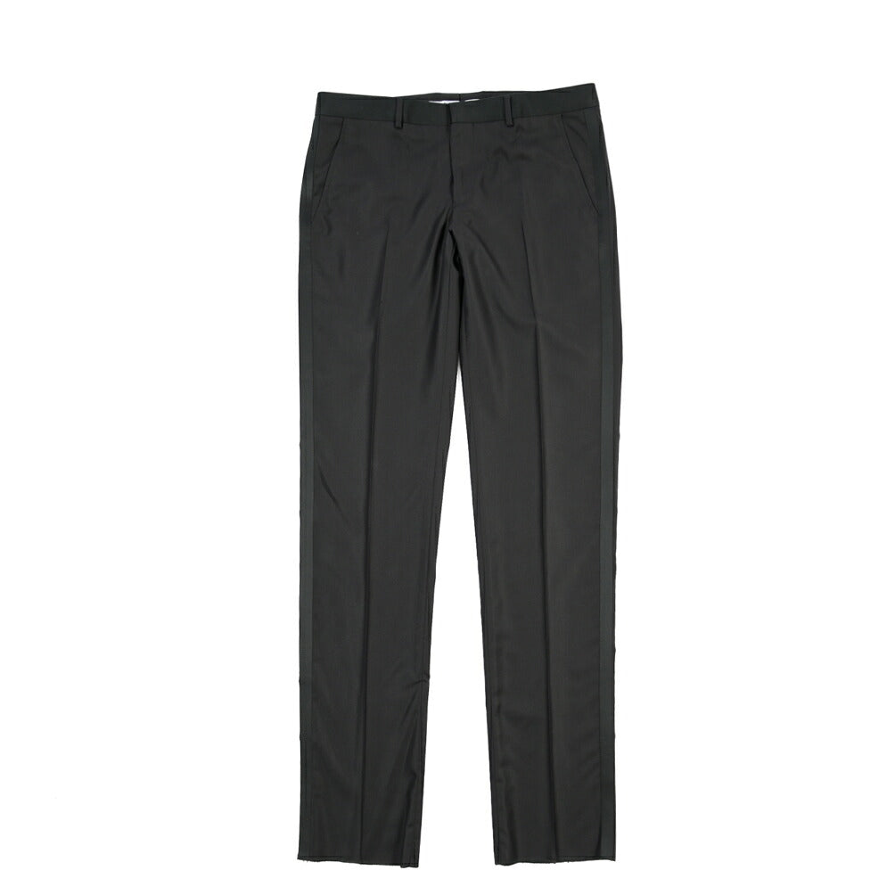 EMPORIO ARMANI シルク混ウール タキシードスラックス