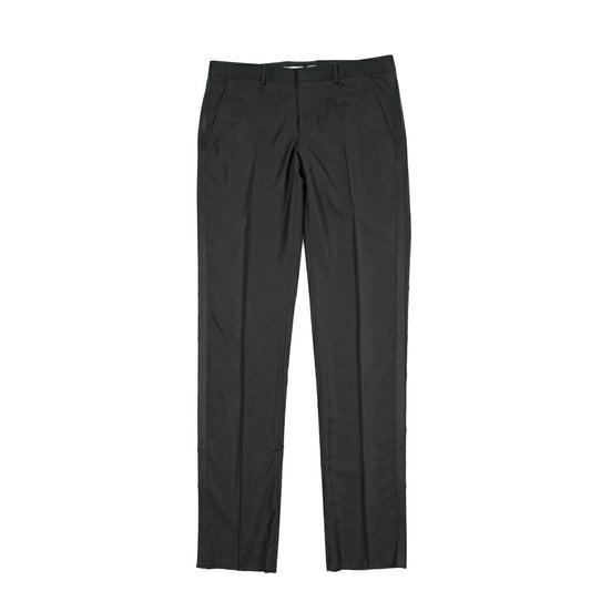 EMPORIO ARMANI シルク混ウール タキシードスラックス