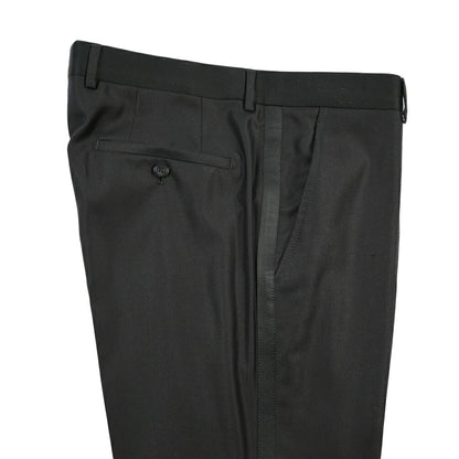 EMPORIO ARMANI シルク混ウール タキシードスラックス