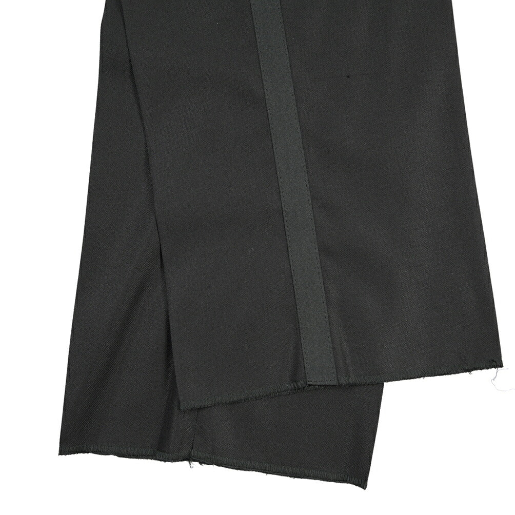 EMPORIO ARMANI シルク混ウール タキシードスラックス