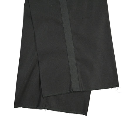 EMPORIO ARMANI シルク混ウール タキシードスラックス