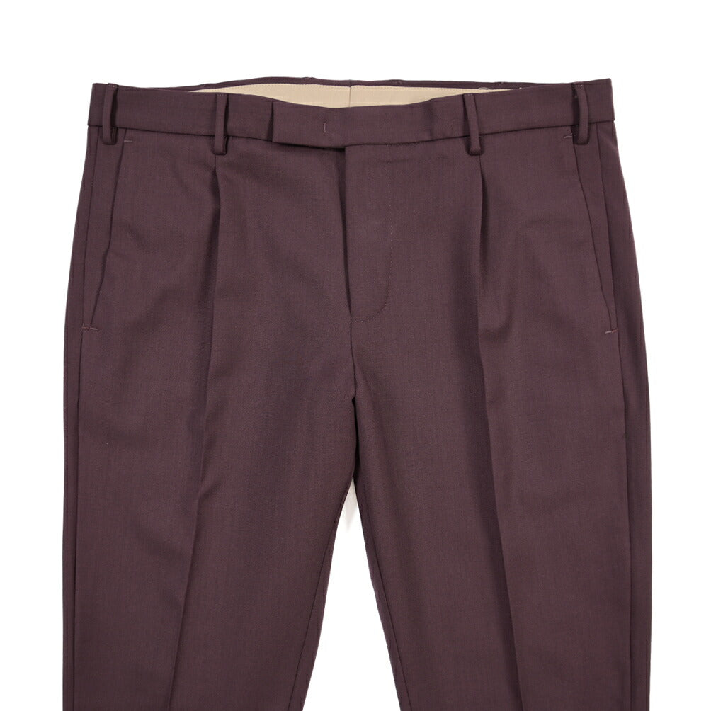 PT TORINO Edge “DIECI” ストレッチウール ワンタックスキニースラックス